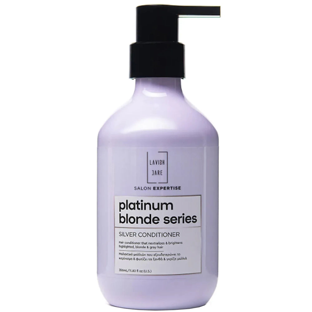 Кондиціонер для нейтралізації жовтих відтінків - Lavish Care Platinum Blonde Series Silver Conditioner