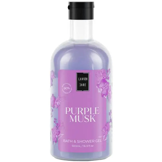 Гель для душу з ароматом квітки мускусу - Lavish Care Shower Gel Purple Musk