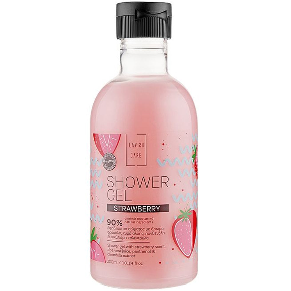 Гель для душа с ароматом клубники - Lavish Care Shower Gel Strawberry