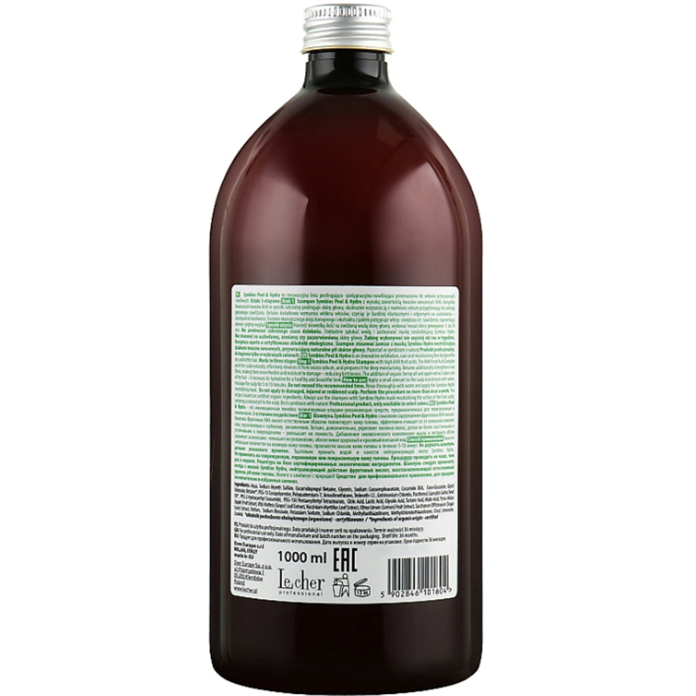 LeCher Symbios Peel &amp; Hydro Shampoo - Шампунь для сухого і ламкого волосся