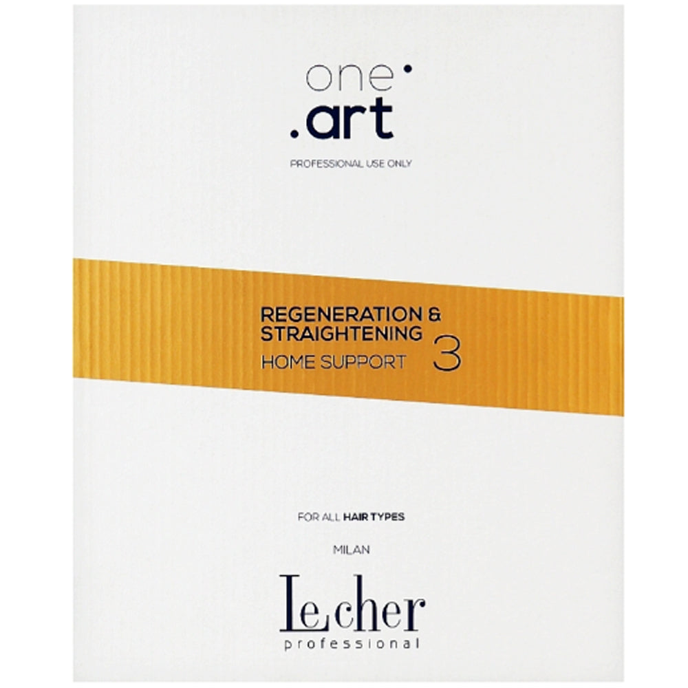Набір для домашнього догляду за волоссям - LeCher One Art Regeneration &amp; Straightening Kit