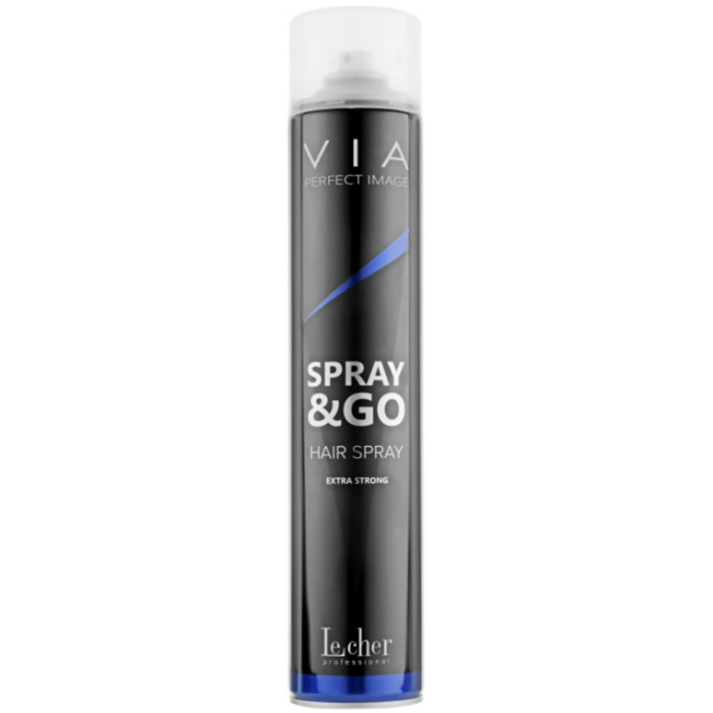 Lecher Professional Via Spray&amp;Go Hair Spray - Лак для волосся екстра сильної фіксації
