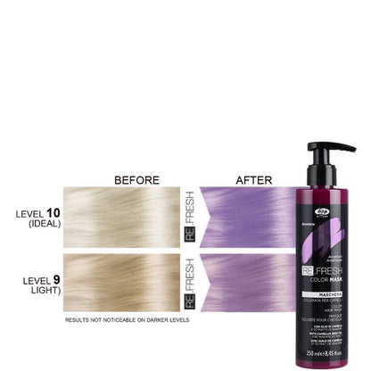 Безаміачна тонуюча маска для волосся 250 мл - Lisap Re.Fresh Color Mask