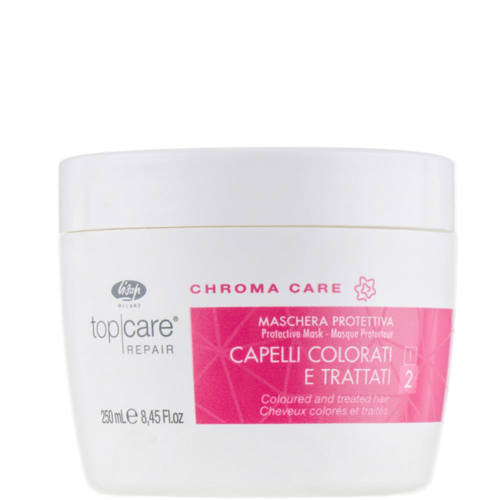 Lisap Top Care Repair Chroma Care Revitalising Mask - Захисна маска для фарбованого волосся без сульфатів