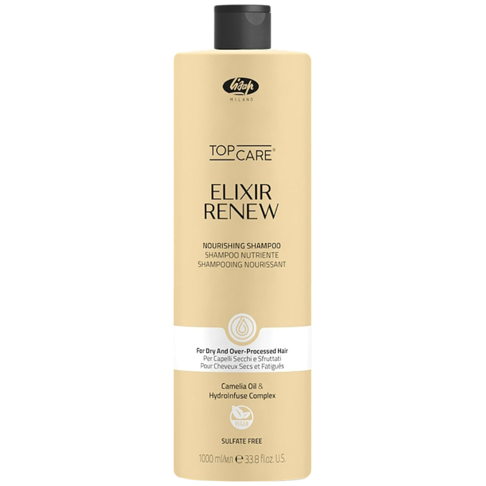 Увлажняющий шампунь - Lisap Elixir Renew Nourishing Shampoo