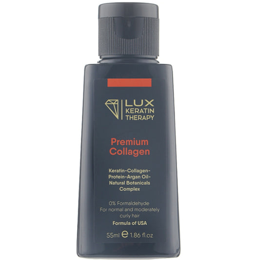 Lux Keratin Therapy Premium Collagen - Засіб для випрямлення нормального і злегка кучерявого волосся