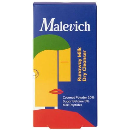 Сухе очищувальне молочко для обличчя з пептидами - Malevich Runaway Milk Dry Cleanser