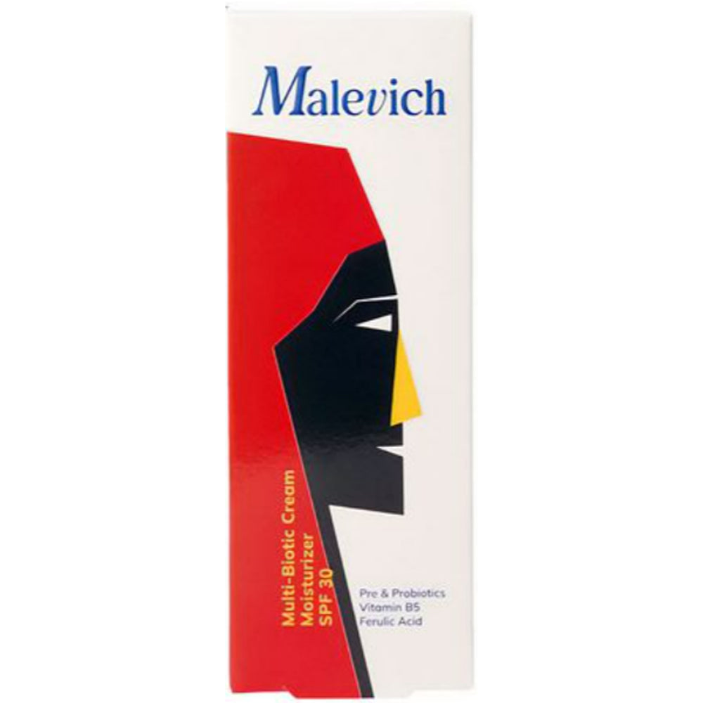 Мультибіотичний зволожуючий крем для обличчя - Malevich Multi-Biotic Cream Moisturizer SPF 30