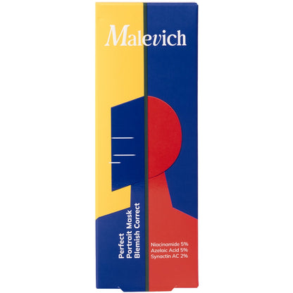 Протизапальна маска для обличчя Ідеальний портрет - Malevich упаковка