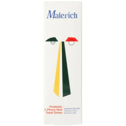Пробіотичний 2-х фазний детокс-міст - Malevich Probiotic 2-Phase Mist Total Detox