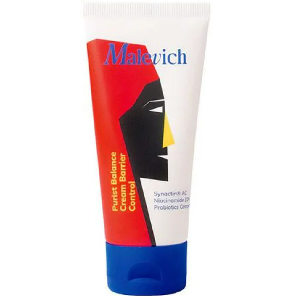 Балансувальний крем для жирної та проблемної шкіри обличчя - Malevich Purist Balance Cream Barrier Control