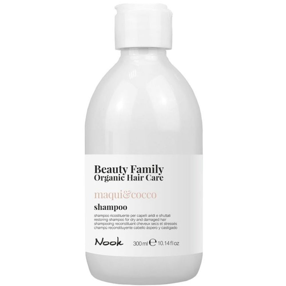 Відновлюючий шампунь для сухого та пошкодженого волосся - Nook Beauty Family Maqui &amp; Cocco Shampoo
