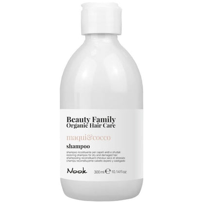 Відновлюючий шампунь для сухого та пошкодженого волосся - Nook Beauty Family Maqui &amp; Cocco Shampoo
