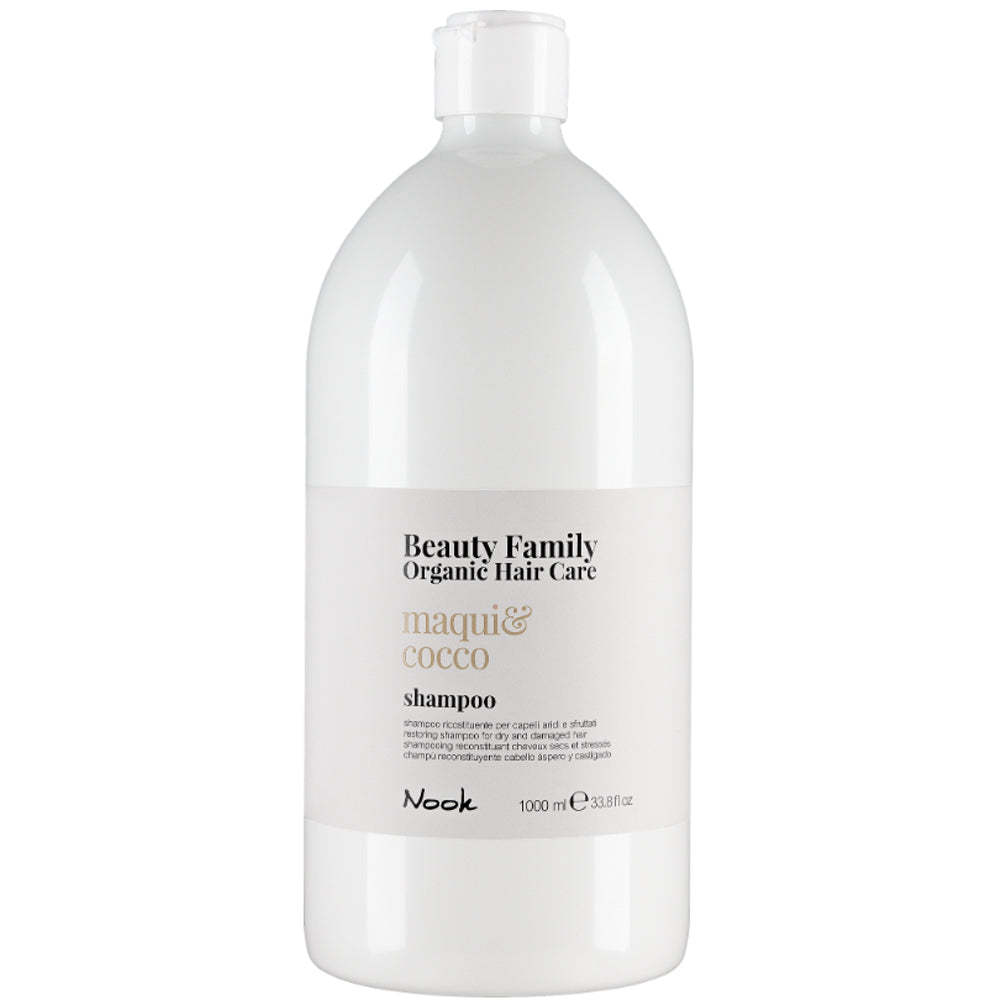Відновлюючий шампунь для сухого та пошкодженого волосся - Nook Beauty Family Maqui &amp; Cocco Shampoo