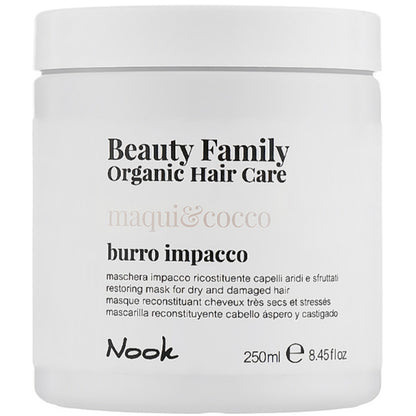 Відновлюючий кондиціонер для сухого та пошкодженого волосся - Nook Beauty Family Maqui &amp; Cocco Crema Souffle