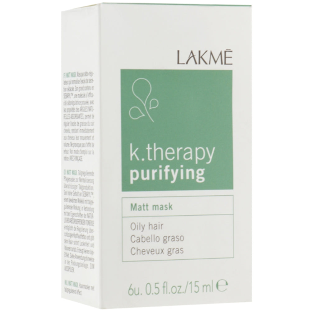 Матуюча маска для жирного волосся - Lakme K.Therapy Purifying Matt Mask