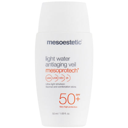 Mesoestetic Mesoprotech Light Water Antiaging Veil SPF 50 - Легка антивікова сироватка-вуаль