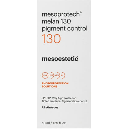 Mesoestetic Mesoprotech Melan 130 + Pigment Control SPF 50 - Тональний сонцезахисний крем Пігмент контроль