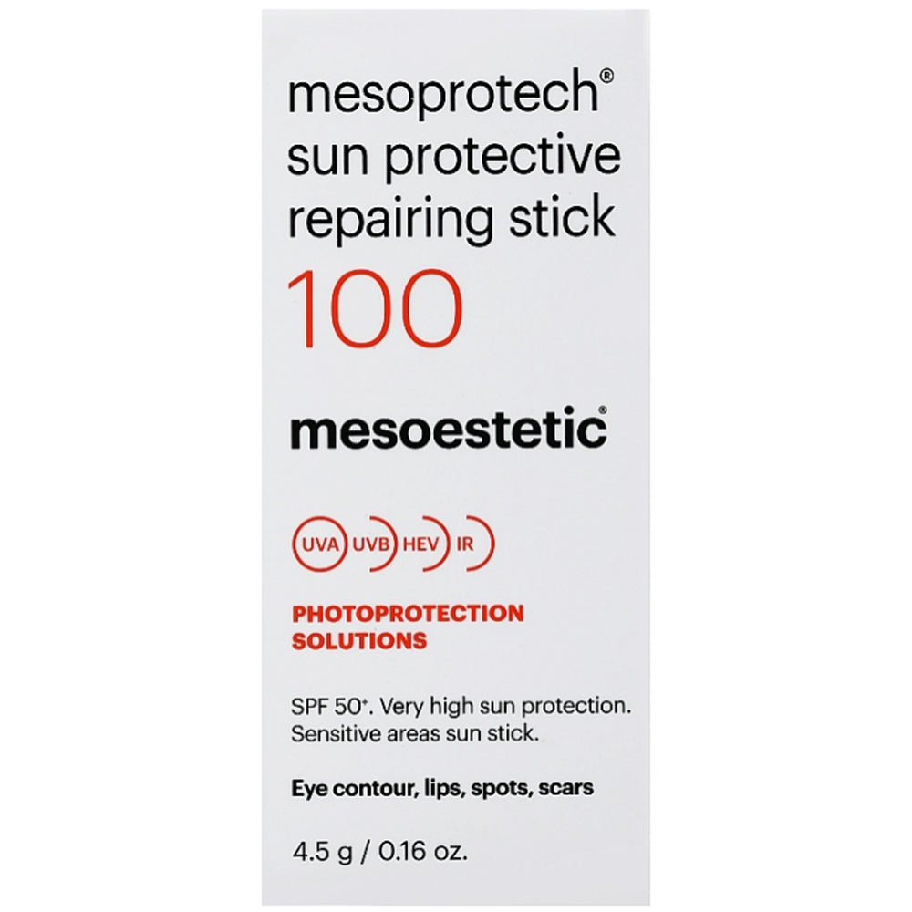 Mesoestetic Mesoprotech Sun Protective Repairing Stick SPF 100 - Сонцезахисний стік для чутливих зон
