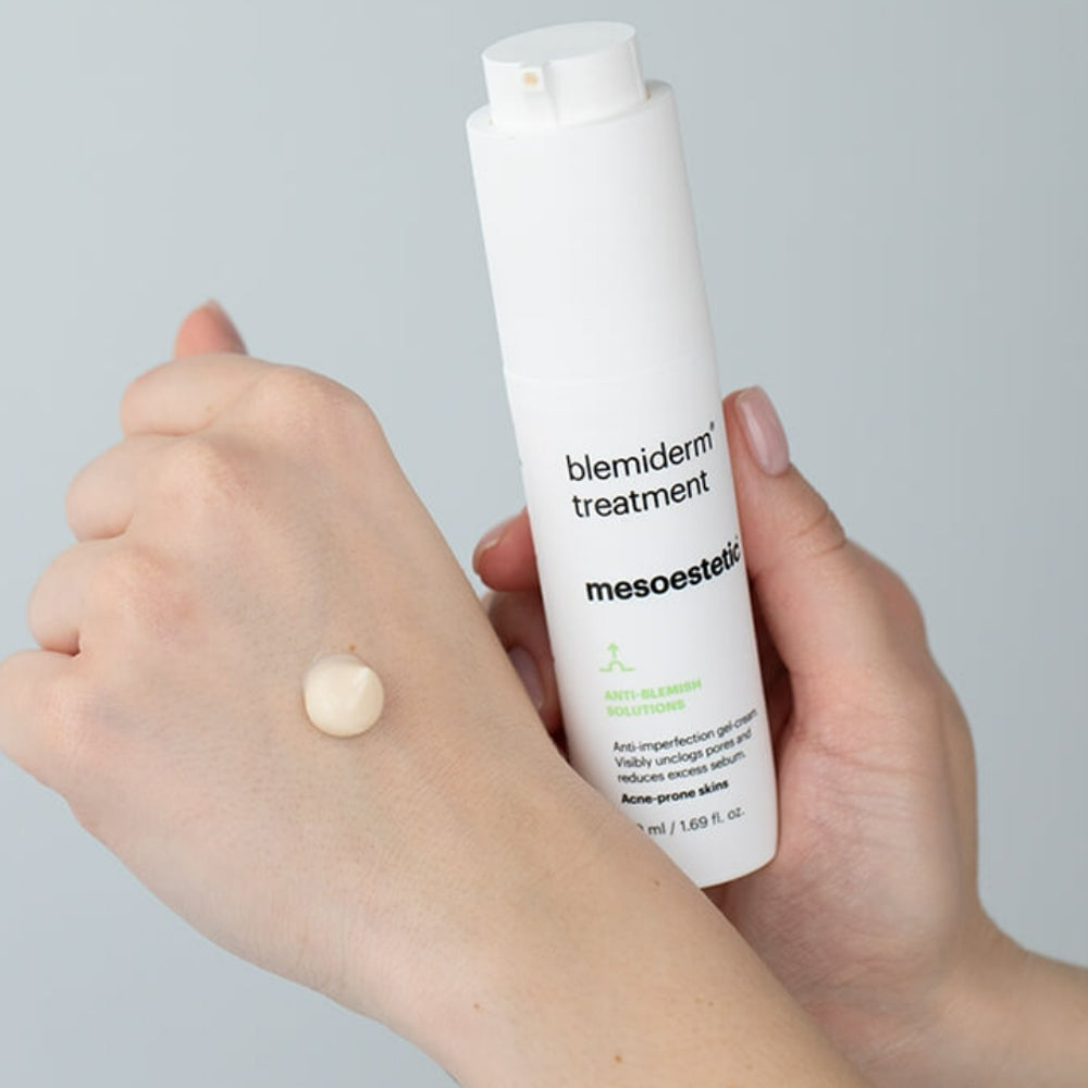крем-гель для жирної шкіри з акне - Mesoestetic 2
