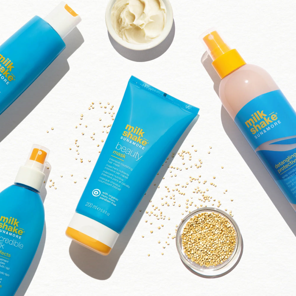 Інтенсивна зволожуюча і живильна маска для волосся - Milk Shake Sun &amp; More Beauty Mask