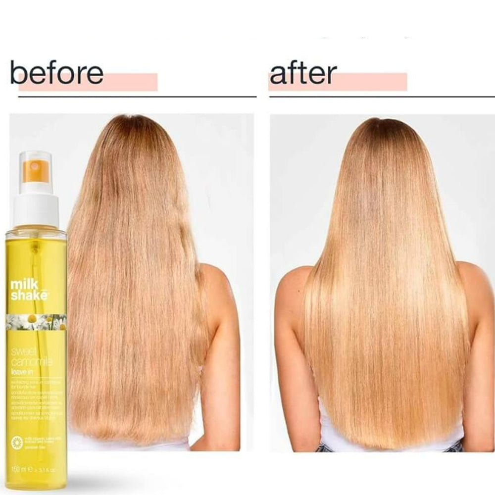 Незмивний кондиціонер для білявого волосся - Milk Shake Sweet Camomile Leave In Conditioner