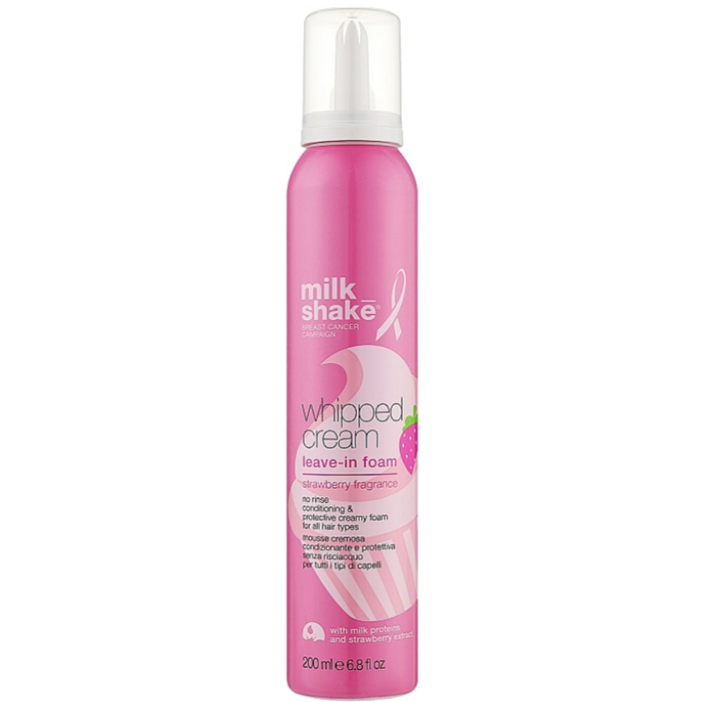 Крем-пінка незмивна для зволоження волосся - Milk Shake Make My Day Strawberry Fragrance Whipped Cream