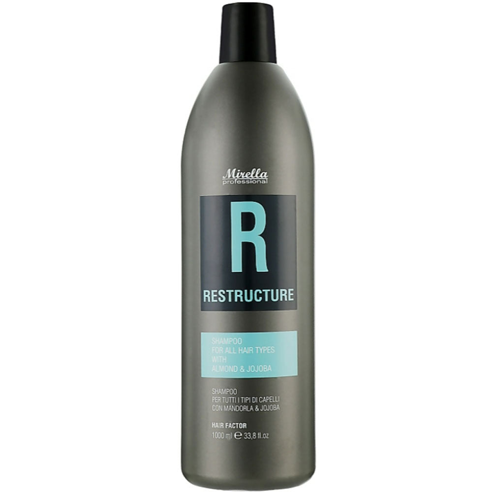 Mirella Professional Basic Salon R Restructure Shampoo - Шампунь для всіх типів волосся з мигдалем і жожоба