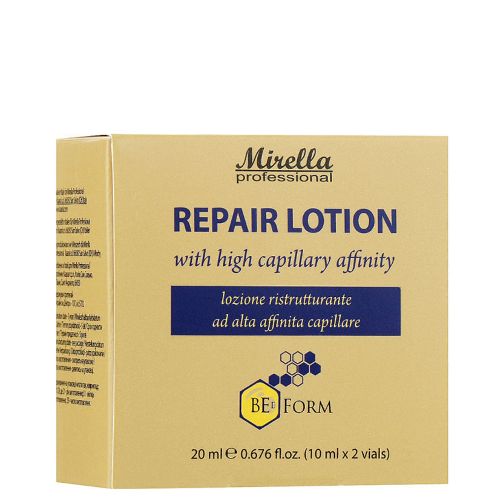 Mirella Professional Bee Form Repair Lotion - Интенсивный восстанавливающий лосьон с маточным молочком и пшеничными протеинами