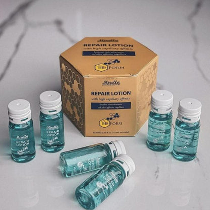 Mirella Professional Bee Form Repair Lotion - Інтенсивний відновлюючий лосьйон з маточним молочком і пшеничними протеїнами
