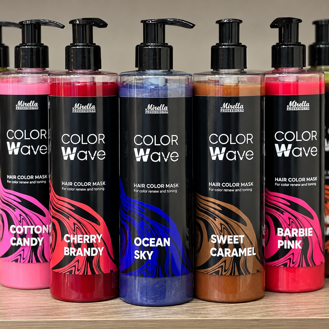 Тонирующая маска для волос - Mirella Professional Color Wave 380 ml