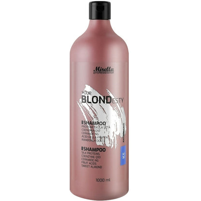 Mirella Professional Your Blondesty Ice Shampoo - Шампунь для волосся з Q10 та керамідами