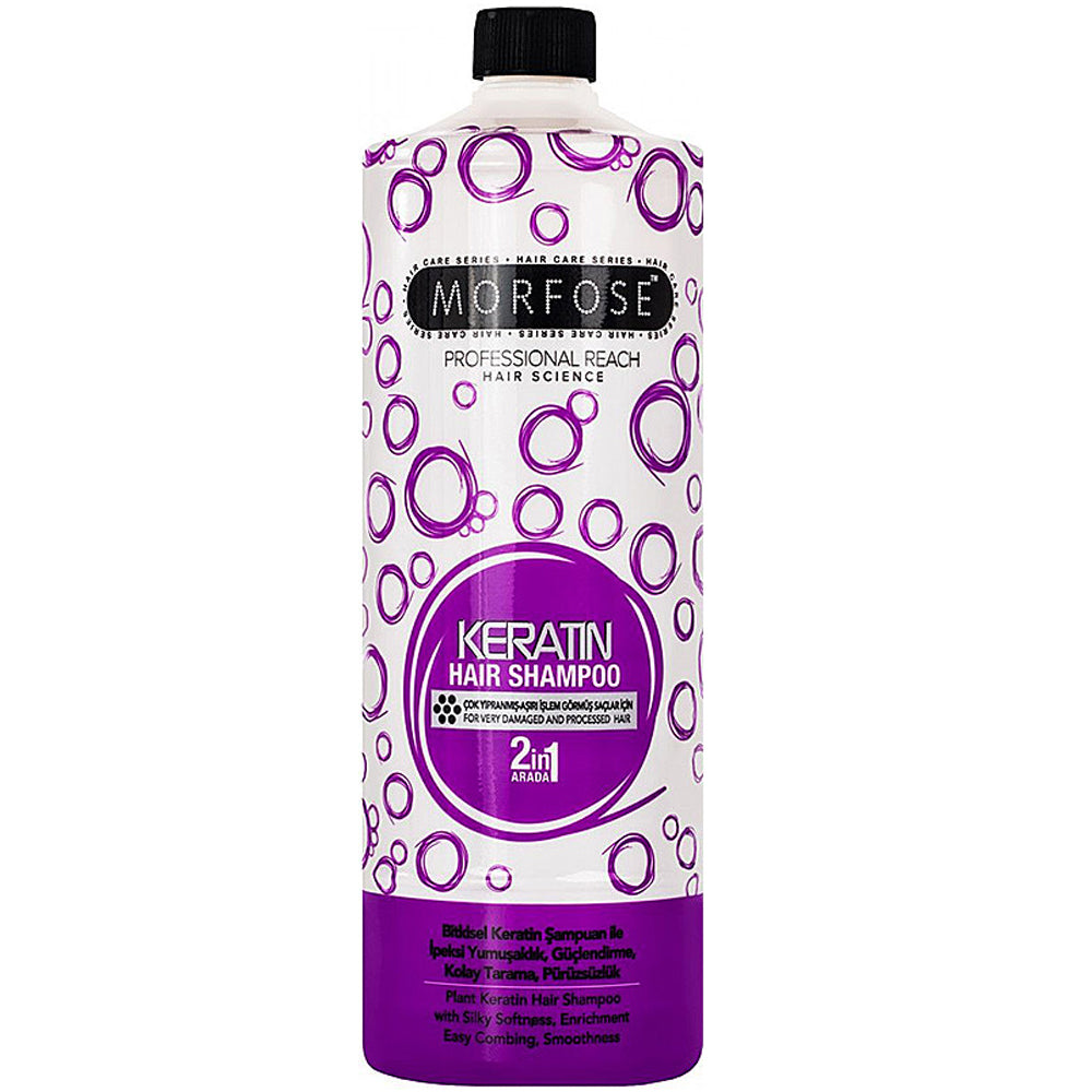 Шампунь для волосся з кератином - Morfose Bubble Keratin Hair Shampoo