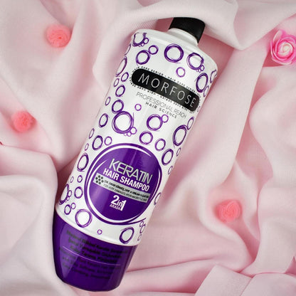 Шампунь для волосся з кератином - Morfose Bubble Keratin Hair Shampoo