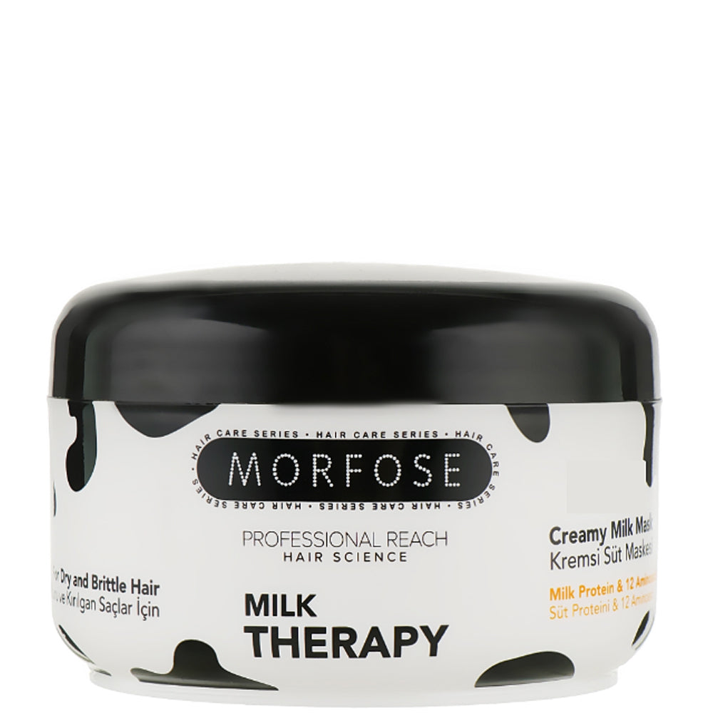 Маска для волосся з молочним білком - Morfose Milk Therapy Creamy Mask