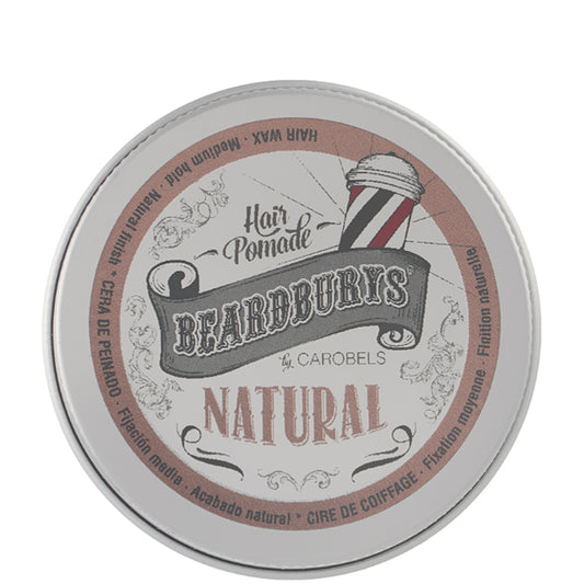 Beardburys Natural Wax - Помада для волосся кремообразна класична