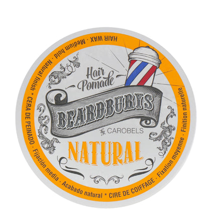 Beardburys Natural Wax - Помада для волосся кремообразна класична