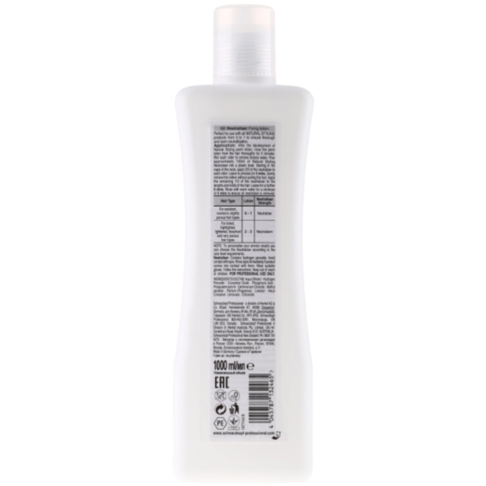Фіксатор-нейтралізатор для хімічної завивки волосся - Schwarzkopf Professional Natural Styling Neutralizer Classic