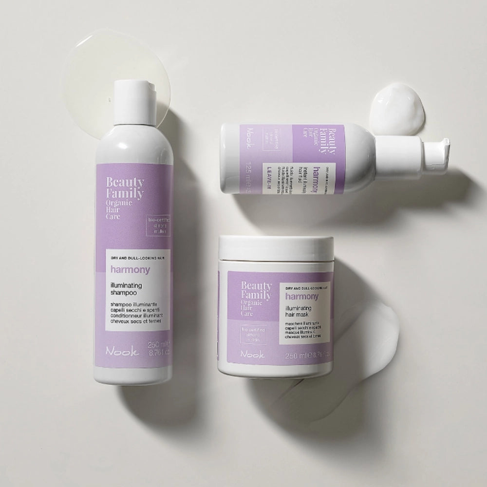 Маска для блиску сухого і тьмяного волосся - Nook Beauty Family 5