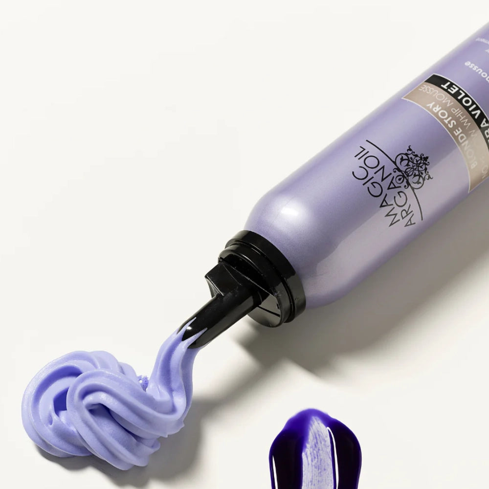 Мус-кондиціонер для нейтралізації жовтизни - Nook Magic Arganoil Blonde 5