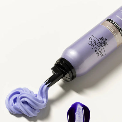 Мус-кондиціонер для нейтралізації жовтизни - Nook Magic Arganoil Blonde 5