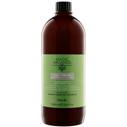 Відновлювальна маска для хвилястого та кучерявого волосся - Nook Magic Arganoil Curly Forever Resurrection Mask