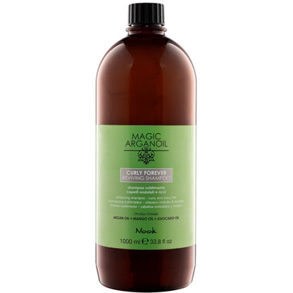 Відновлювальний шампунь для хвилястого та кучерявого волосся - Nook Magic Arganoil 1000