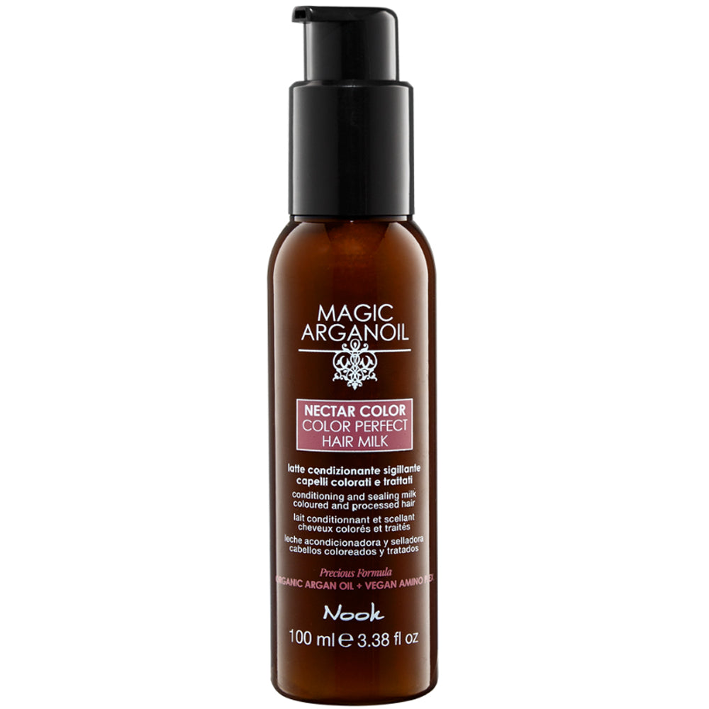 Молочко-силер для фарбованого волосся - Nook Magic Arganoil Nectar Color Milk