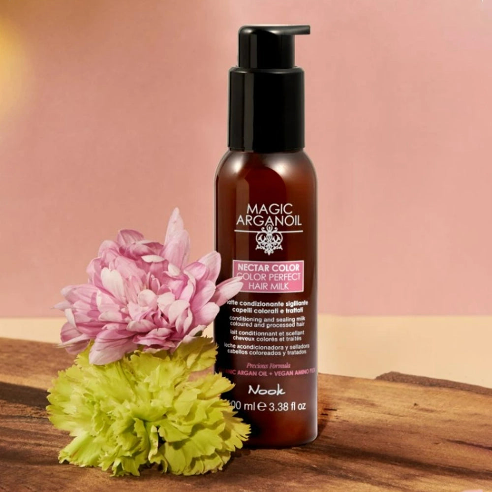 Молочко-силер для фарбованого волосся - Nook Magic Arganoil Nectar 5