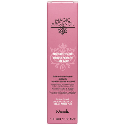 Молочко-силер для фарбованого волосся - Nook Magic Arganoil Nectar Color Milk