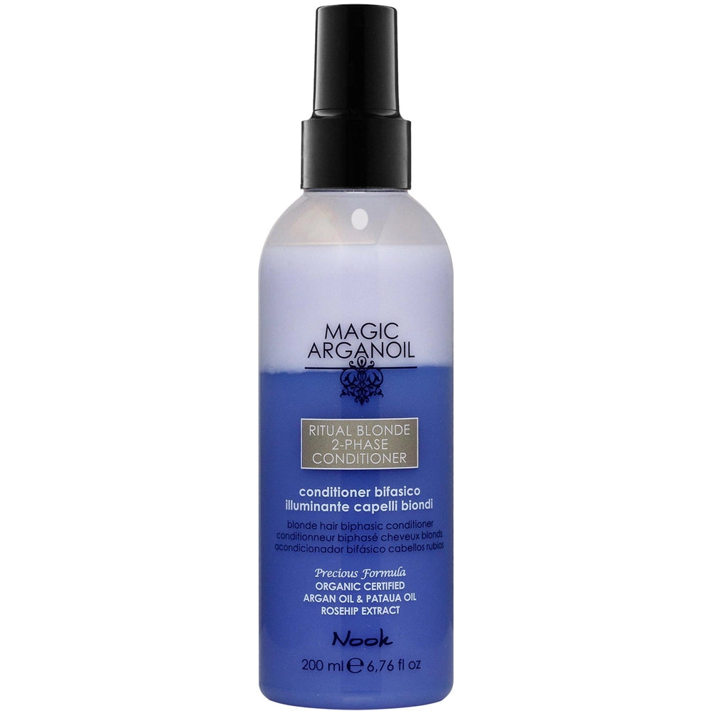 Двофазний незмивний кондиціонер для волосся - Nook Magic Arganoil Ritual Blonde