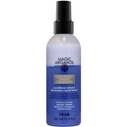 Двофазний незмивний кондиціонер для волосся - Nook Magic Arganoil Ritual Blonde