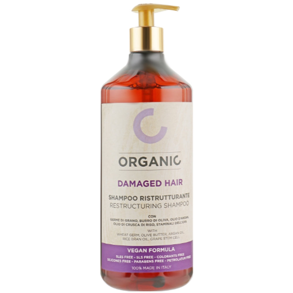 Органічний шампунь для відновлення пошкодженого волосся - Punti Di Vista Organic Damaged Hair Restructuring Shampoo