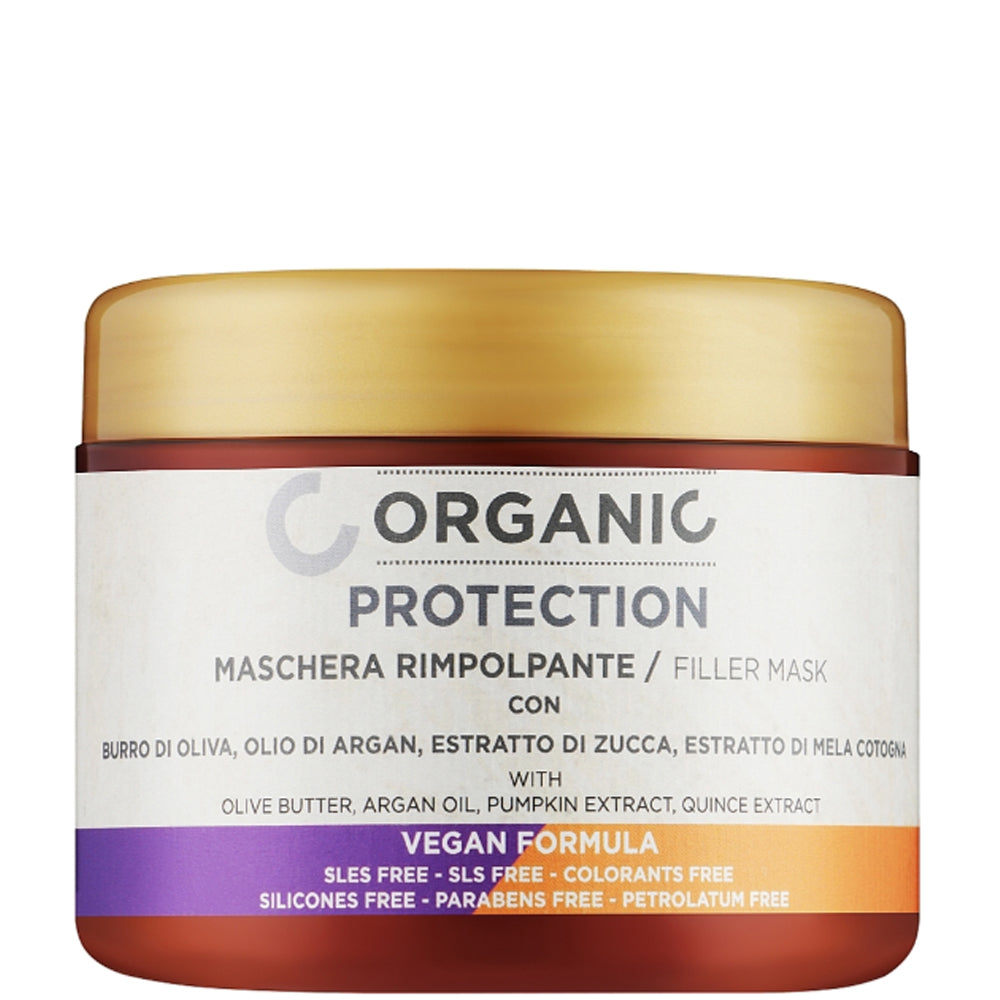 Укрепляющая филлер маска для сухих, поврежденных и наращенных волос - Punti di Vista Organic Filler Mask